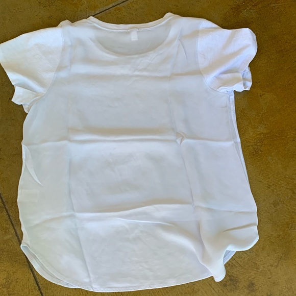 J. Crew Light Blue Tee Combo Cotton & Silk Sz M - Picture 8 of 14